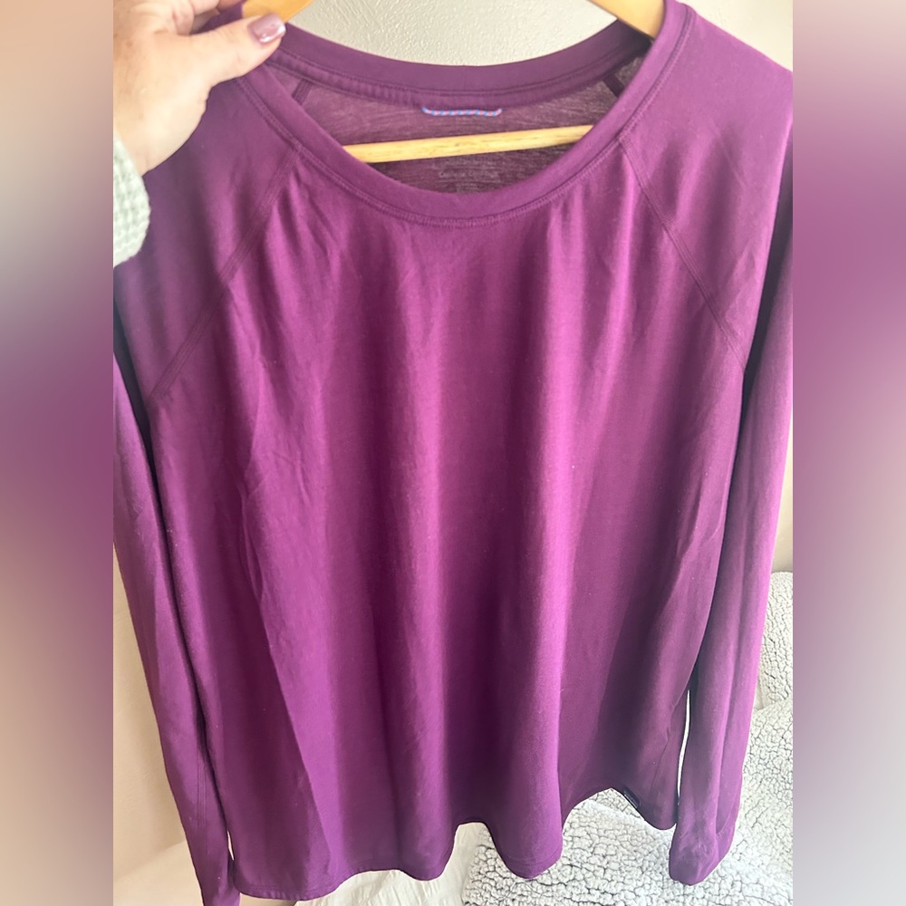 Patagonia Women's Rich Purple Long Sleeve Tee